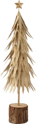 Productafbeelding van Kerstboom metaal glitter goud s 16x16x57 cm Jolipa