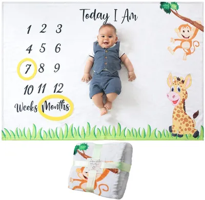 Produktbild von Solidchoice – Babydecke für Fotoshootings – Weich und groß