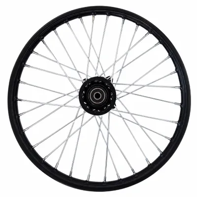 Produktbild von Dirtbike Stahlfelge Pitbike Rad Ersatzfelge 1,6 x 17 Zoll vorne 15 mm Achse