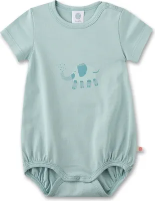 Produktbild von Sanetta meets kikadu Baby-Body kurzarm blau Elefant 56