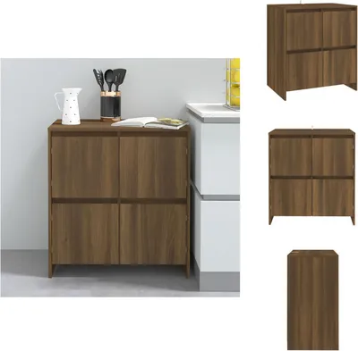 Produktbild von vidaXL Sideboard Braun Eichen-Optik 70x41x75 cm Holzwerkstoff -  Sideboards