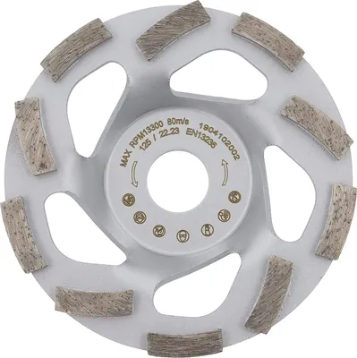 Produktbild von PRODIAMANT Premium Diamant-Schleiftopf Beton Turbo 125 mm x 22,2 mm