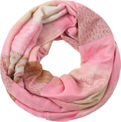 Produktbild von Leoberg Uni Loop Jacquard in verschiedenen Farben - Loop-Schal für Damen und Herren in 228094-mehrfarbig-23