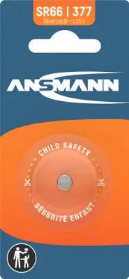 Produktbild von ANSMANN Silberoxid Knopfzelle SR66 / SR626 / 377