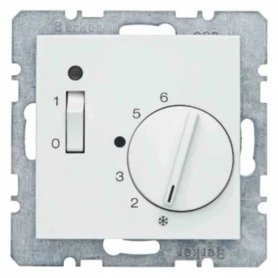 Obrázek produktu pro Hager 20301909, Otočný spínač, Bílá, 250 V, 50 - 60 Hz