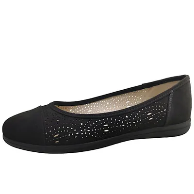 Produktbild von Jana  Damenschuhe Ballerinas Schwarz Freizeit, Schuhgröße:41 EU