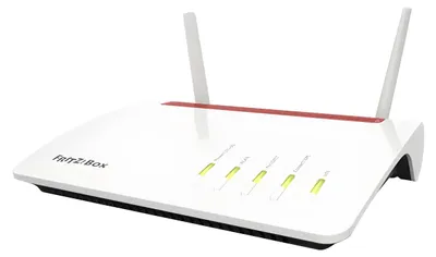 Produktbild von AVM FRITZ!Box 6890 (LTE- oder DSL-Modem, bis 300 MBit/s, WLAN AC+N bis 1.733 (5 GHz) und 800 (2,4 GHz) MBit/s, 4 x Gigabit-LAN)