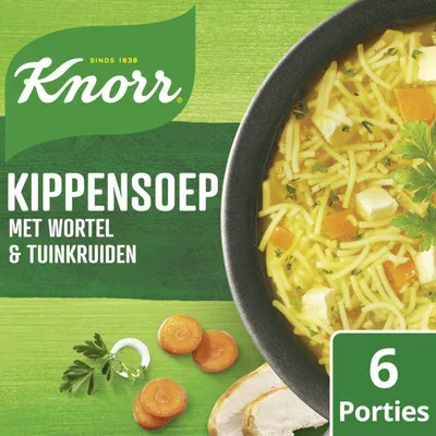 Produktbild von Knorr Mix Kippensoep 72g – Schnelle, leckere Hühnersuppe zum Kochen