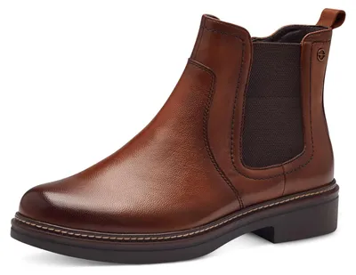 Produktbild von Tamaris COMFORT Damen Chelsea Boots aus Leder Herbst, Braun (Cognac), 42 EU
