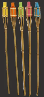 Produktbild von Fackel Bambus 60cm Bunt
