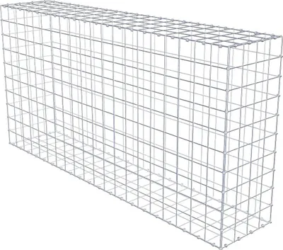 Immagine prodotto di Gabbione 200 cm x 100 cm x 40 cm (L x H x P), maglia 10 x 10 cm, anello a spirale