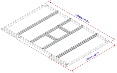 Immagine prodotto di DURAMAX Profili per pavimenti per case 4,7 m² DURAMAX 57102