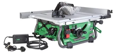 Image de Hikoki Scie circulaire de table sans fil C3610DRJ Scie à bois, scie de table, scie circulaire mobile, fonctionnement possible sur batterie ou sur secteur - 36V
