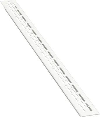 Produktbild von 1 x sossai Aluminium Lüftungsgitter Slim 37,5 x 2,4cm in Weiß BeLüftungsgitter Slim Türgitter Stegblech Abluft