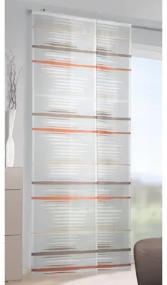 Produktbild von Flächenvorhang „Nike“: Größe (HxB): 245x60cm Farbe: Orange