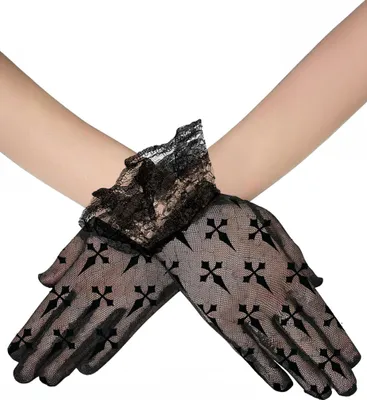 Produktbild von Schwarze Kreuz Handschuhe für Erwachsene - Einheitsgröße