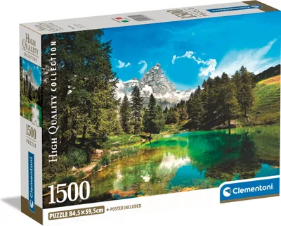 Zdjęcie produktu dla CLE puzzle 1500 Compact Blue Lake 31720