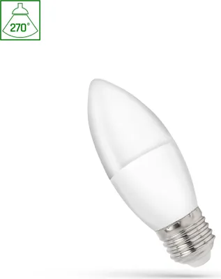 Produktbild von Spectrum LED Leuchtmittel Kerze 1W E27 matt 90lm Neutralweiß 4000K 270°