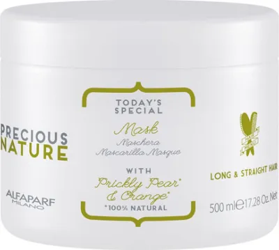 Produktbild von ALFAPARF Milano Precious Nature Anti-Frizz Mask 500ml, 500 ml, Frauen, Alle Haare, Alle Farben, Anti-Frizz, Glättend, Behälter
