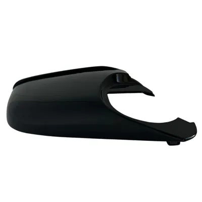 Image de BILMAX Coque de rétroviseur extérieur gauche, partie inférieure, de remplacement pour BMW F20 F21 F30 F33 F36 2011-2021, noir brillant - Piano Black (côté conducteur)