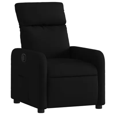 Produktbild von vidaXL Relaxsessel Schwarz Stoff