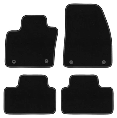 Immagine prodotto di Tappetini in moquette per Volvo XC40 2017- (crossover) – set 4 pezzi, neri, su misura – Wielganizator BASIC