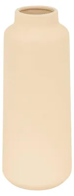 Produktbild von Blumenvase Emporor - mattbeige - Keramik - D12 x H30 cm - Stiele und Blumenstrause