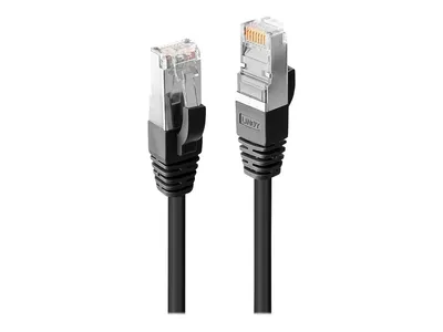 Produktbild von Lindy 45606, 7,5 m, Cat6, S/FTP (S-STP), RJ-45, RJ-45, Schwarz