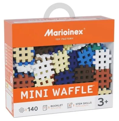 Produktbild von Marioinex Mini-Waffelbausteine Set 3, 140 Teile