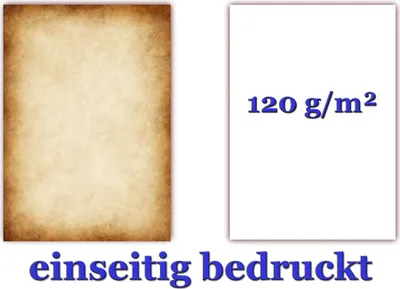 Produktbild von Motiv Briefpapier (Urkunde-5045, DIN A4, 100 Blatt). Einseitig bedrucktes Briefpapier alt marmoriert.