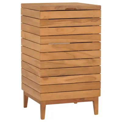 Produktbild von Wäschekorb 40×40×70 cm Teak Massivholz