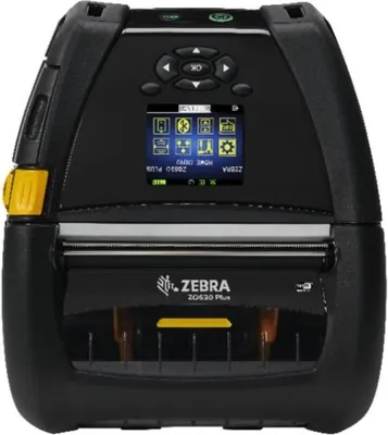 Produktbild von Zebra ZQ630, Thermodirekt, 203 x 203 DPI, 115 mm/sek, Verkabelt & Kabellos, Schwarz