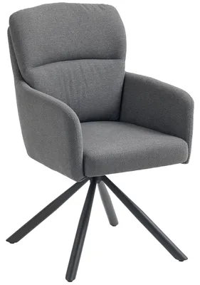 Image de SUGIFT : chaise de cuisine rembourrée, ergonomique, couleur grise