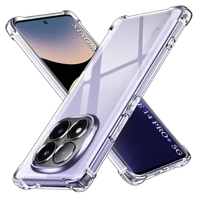 Obrázok produktu pre Silikónové puzdro Anti Shock pre Xiaomi Redmi Note 14 Pro+ 5G - Transparentné KP36549