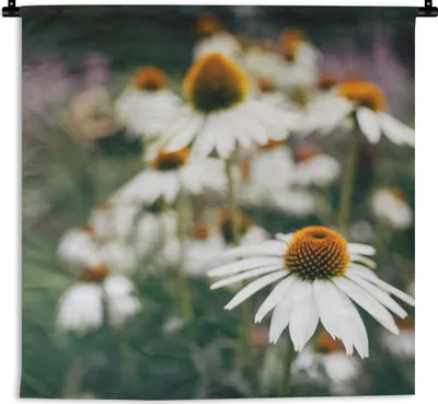 Produktbild von MuchoWow® Wandteppich Wandbehang Blumen - Herbst - Botanisch 60x60 cm Tapisserie Dekoration Wandtuch - Dekorationen - Wand Decke