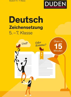 Produktbild von Deutsch in 15 Minuten - Zeichensetzung 5.-7. Klasse