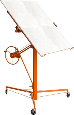 Produktbild von TEENO XXL Plattenheber bis max. 68 kg,Plattenheber Trockenbau, Lastenheber Höhe 140-325 cm, max. Breite 2,92 m, Trockenbau Montagehilfe