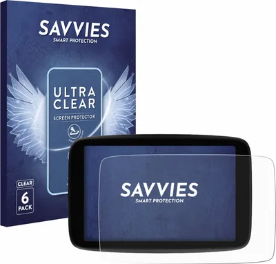 Produktbild von 6x Für TomTom GO Expert Plus 7" Schutzfolie Savvies Displayschutz Display Schutz Folie Klar Transparent