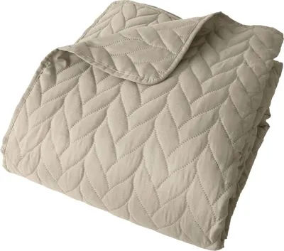Image de Couvre-lit en microfibre Effet tresse