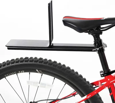 Produktbild von Fahrrad-Hinterradhalterung universal, schwarz, für Hunde- und Katzenkorb, einfache Montage, bis 9 kg