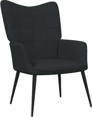 Produktbild von Sessel Stoff Schwarz 61 x 70 x 96,5 cm (B x T x H) Sitzbreite 47,5 cm