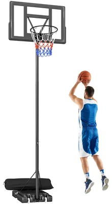 Produktbild von SPORTNOW Basketballkorb Outdoor 135-305cm schnell Höhenverstellbar