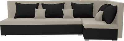 Produktbild von Ecksofa mit Schlaffunktion ARKO - Creme/Schwarz