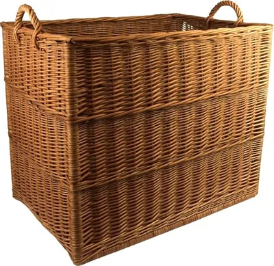 Produktbild von Kaminkorb Holzkorb Kaminholzkorb aus Weide Kk-044