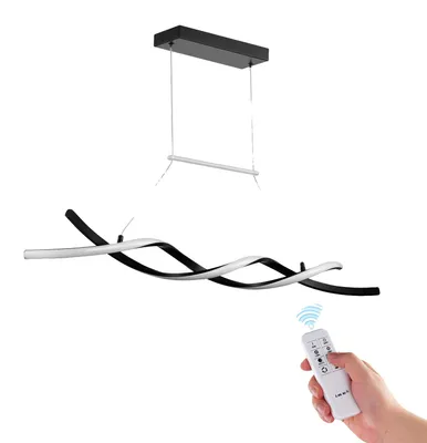 Produktbild von VEVOR 4-Licht Kücheninsel Pendelleuchten, 60W, verstellbare Esszimmerleuchte mit 2 x 15 cm und 6 x 30 cm Stangen, industrielle Metallrahmen Bauernhaus lineare Kronleuchter Beleuchtung für Esszimmer, E27, 1 Stück