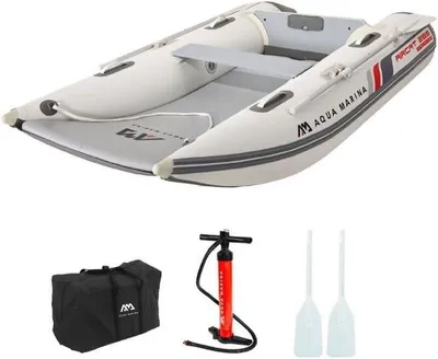 Image de Catamaran pneumatique Aqua Marina Aircat 11' (335 cm)  Annexe, canot, bateau à moteur pour 5 personnes