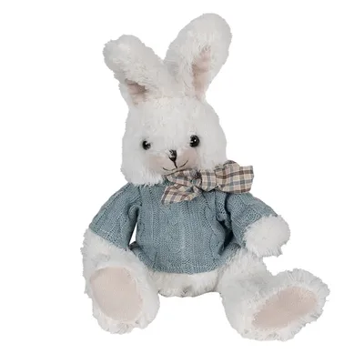 Zdjęcie produktu dla Clayre & Eef Hug Rabbit 22x24x24 cm biały pluszowy