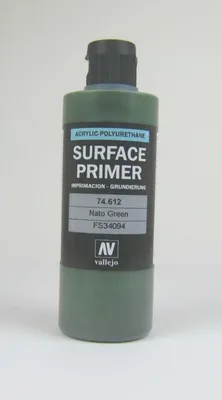 Obrázok produktu pre Vallejo 74.612, Základná farba, Kov, Plast, Polyvinylchlorid (PVC), Pripravené a zmiešané, Mosadz, Kov, Plast, Drevo, Zelená, Matný