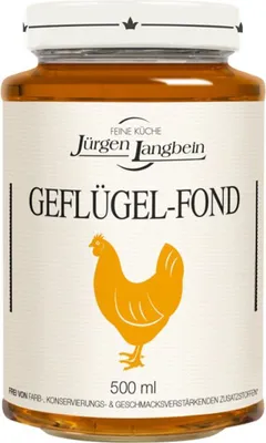 Zdjęcie produktu dla Jürgen Langbein Feine Küche Wywar drobiowy do sosów i zup 500ml