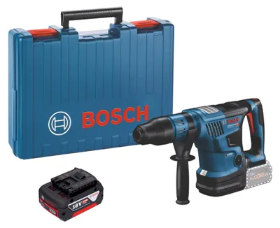 Image de Marteau perforateur sans fil Bosch GBH 18V-36 C Professional 18 V 7 J SDS max Brushless + 1 batterie 5,0 Ah + mallette - sans chargeur